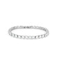 TK3948 - High polished (no plating) Stainless Steel Bracelet with AAA Grade CZ in Clear-2