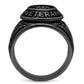 TK414704J - IP Black(Ion Plating) Stainless Steel Ring with Epoxy  in Jet-2