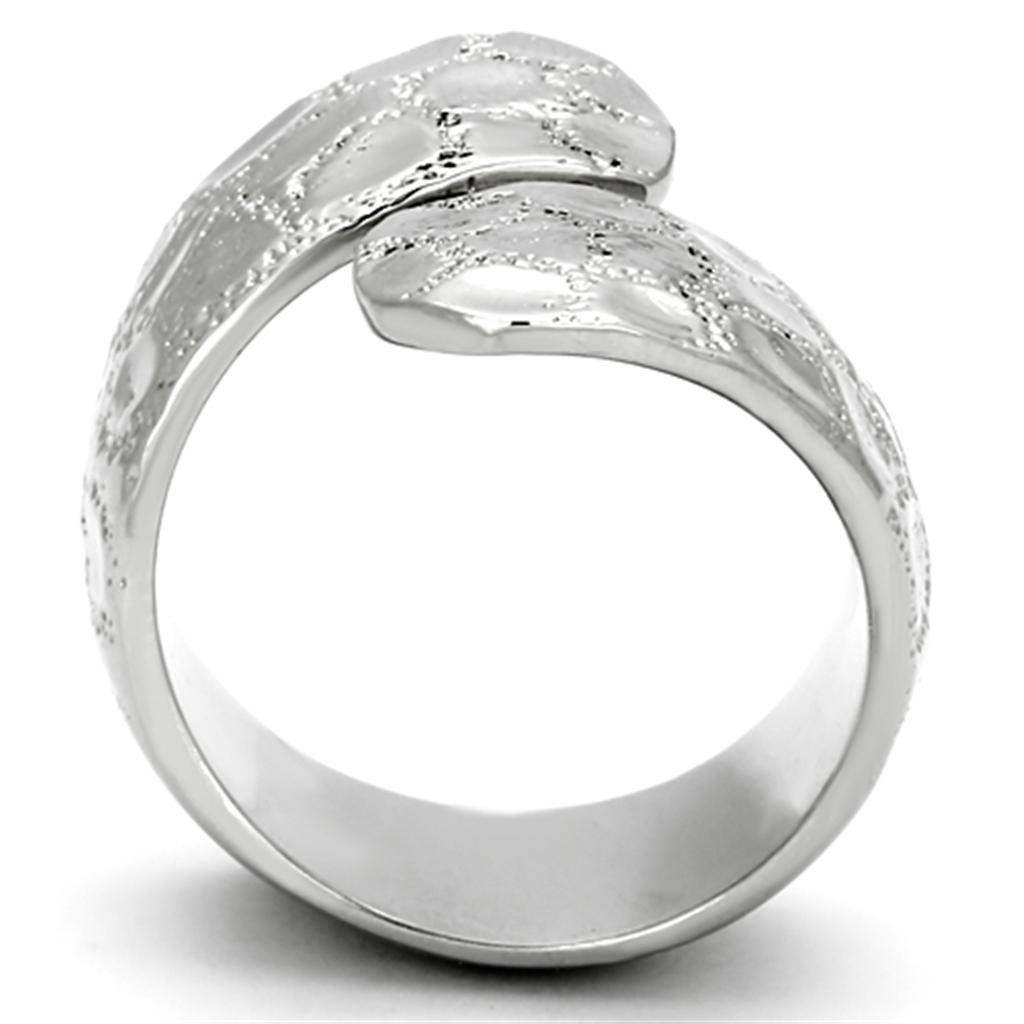 TK936 - High polished (no plating) Stainless Steel Ring with No Stone-2