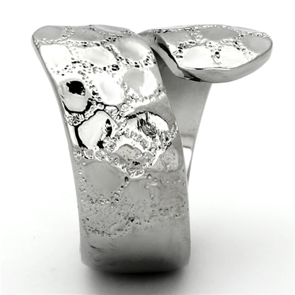 TK936 - High polished (no plating) Stainless Steel Ring with No Stone-3