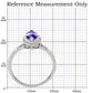 TS024 - Rhodium 925 Sterling Silver Ring with AAA Grade CZ  in Tanzanite-1