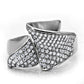 TS032 - Rhodium 925 Sterling Silver Ring with AAA Grade CZ  in Clear-2