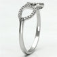 TS086 - Rhodium 925 Sterling Silver Ring with AAA Grade CZ  in Clear-3