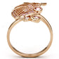 TS094 - Rose Gold 925 Sterling Silver Ring with AAA Grade CZ  in Rose-2