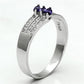 TS104 - Rhodium 925 Sterling Silver Ring with AAA Grade CZ  in Amethyst-3