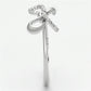 TS109 - Rhodium 925 Sterling Silver Ring with AAA Grade CZ  in Clear-3