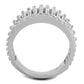 TS302 - Rhodium 925 Sterling Silver Ring with AAA Grade CZ  in Clear-2