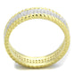 TS371 - Gold+Rhodium 925 Sterling Silver Ring with AAA Grade CZ  in Clear-2