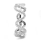 TS576 - Rhodium 925 Sterling Silver Ring with AAA Grade CZ  in Clear-3