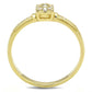 TS597 - Gold 925 Sterling Silver Ring with AAA Grade CZ  in Clear-2