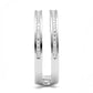 TS605 - Rhodium 925 Sterling Silver Ring with AAA Grade CZ  in Clear-3
