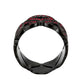 TK3790 - IP Black (Ion Plating) Stainless Steel Ring with Top Grade Crystal in Red Series-2
