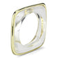 VL081 - IP Gold(Ion Plating) Brass Ring with Synthetic Synthetic Stone in Clear-2