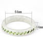 VL093 -  Resin Bangle with Top Grade Crystal  in Peridot-1
