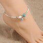 Beach Beaded Starfish Anklet Ankle Bracelet-3