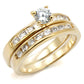 S44610 - High-Polished 925 Sterling Silver Ring with AAA Grade CZ  in Clear-0