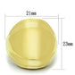 GL286 - IP Gold(Ion Plating) Brass Ring with No Stone-1