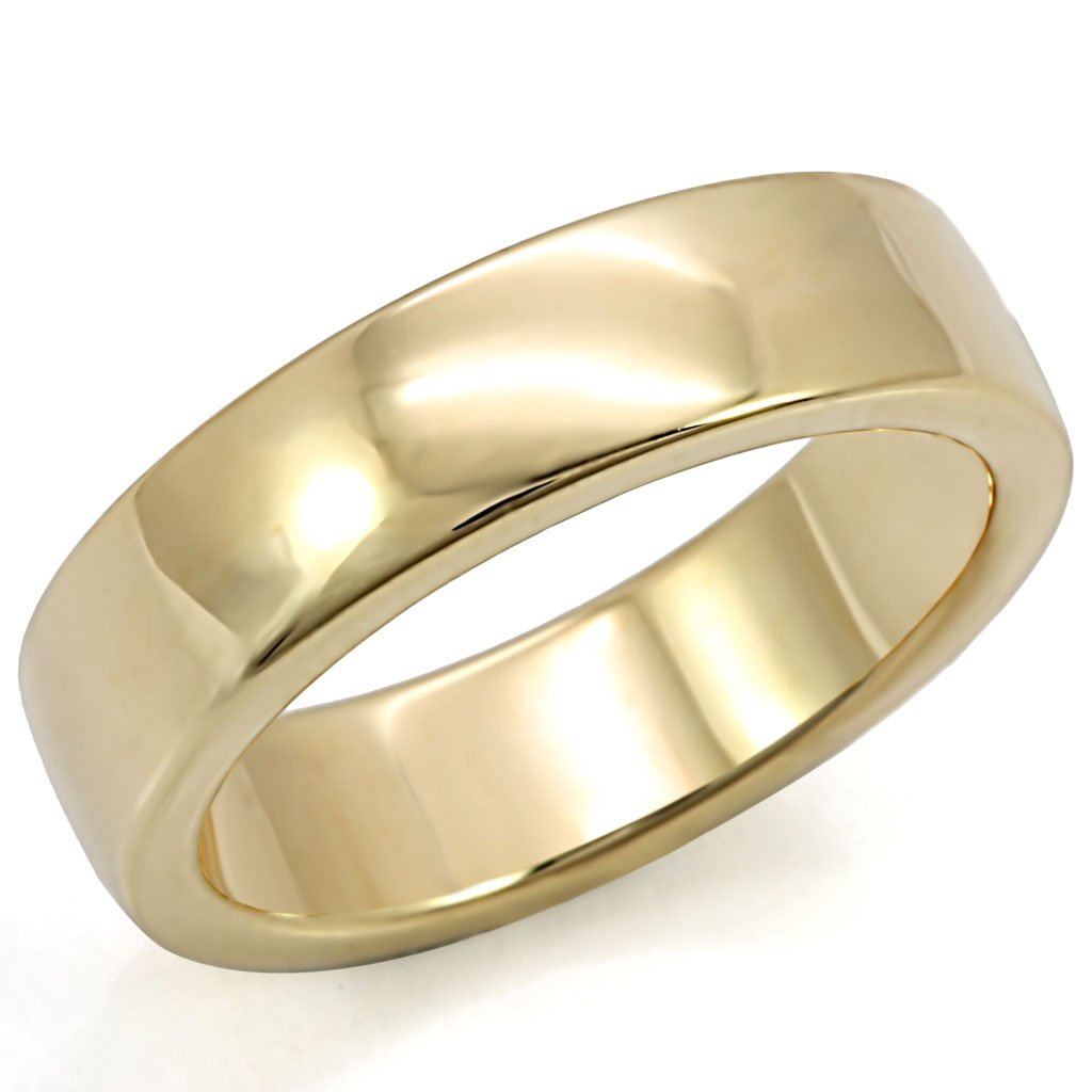 LO1260 - Gold Brass Ring with No Stone-0