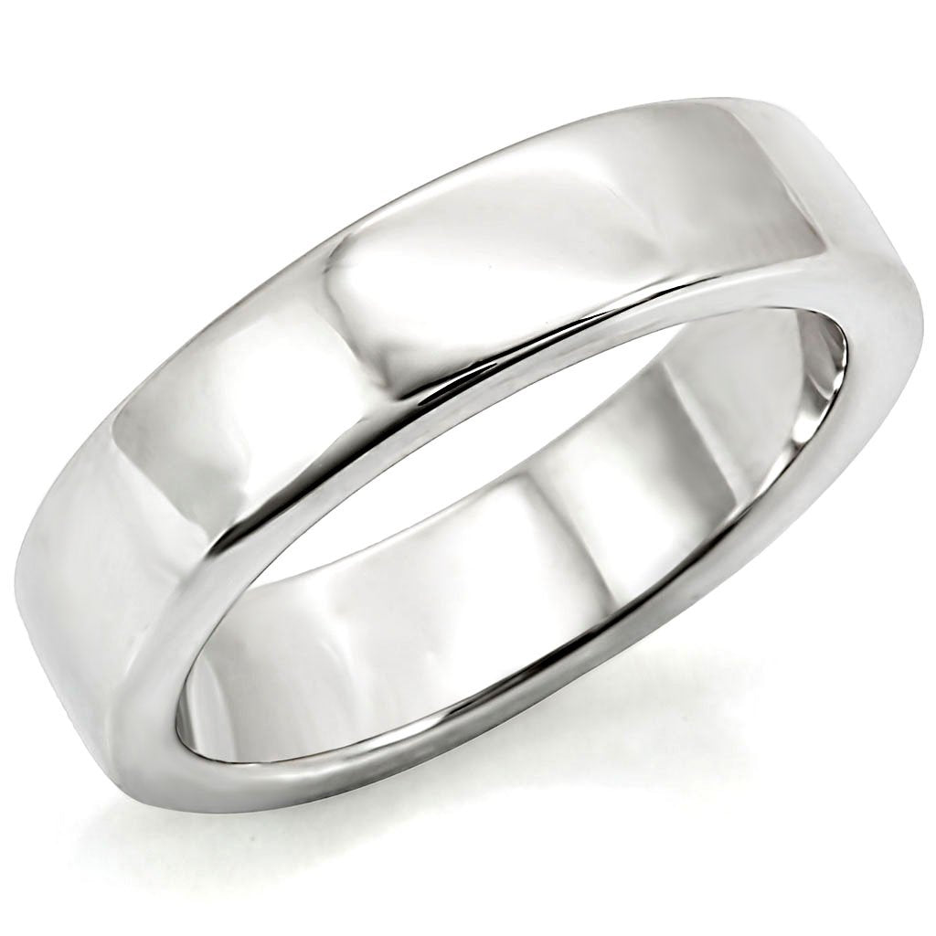 LO1261 - Rhodium Brass Ring with No Stone-0
