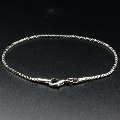 LO1944 - Rhodium Brass Bracelet with No Stone-0