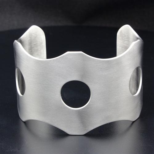 LO1949 - High polished (no plating) Stainless Steel Bangle with No Stone-0