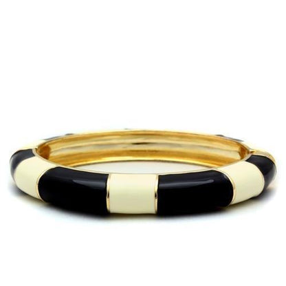 LO1959 - Gold White Metal Bangle with No Stone-0