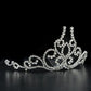 LO2112 - Imitation Rhodium Brass Tiaras & Hair Clip with Top Grade Crystal  in Clear-1
