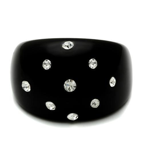 LO2388 -  Resin Ring with Synthetic Synthetic Stone in Multi Color-1