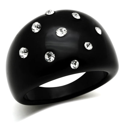 LO2388 -  Resin Ring with Synthetic Synthetic Stone in Multi Color-0