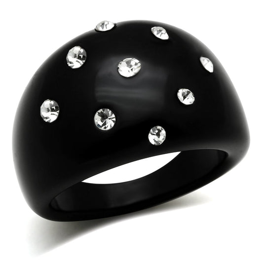 LO2388 -  Resin Ring with Synthetic Synthetic Stone in Multi Color-0