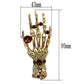 LO2418 - Gold White Metal Brooches with Top Grade Crystal  in Multi Color-1