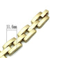 LO2426 - Gold Brass Bracelet with No Stone-2