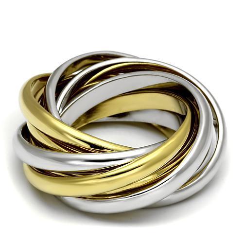 LO2527 - Gold+Rhodium Brass Ring with No Stone-0