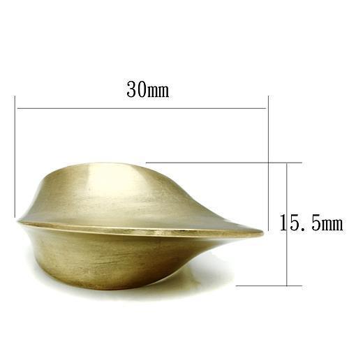 LO2539 - Gold & Brush Brass Ring with No Stone-1