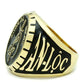 LO2650 - Gold Brass Ring with Epoxy  in No Stone-2