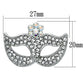 LO2807 - Imitation Rhodium White Metal Brooches with Top Grade Crystal  in Aurora Borealis (Rainbow Effect)-1