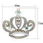 LO2870 - Imitation Rhodium White Metal Brooches with Top Grade Crystal  in Multi Color-1