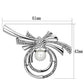 LO2938 - Imitation Rhodium White Metal Brooches with Synthetic Pearl in White-1