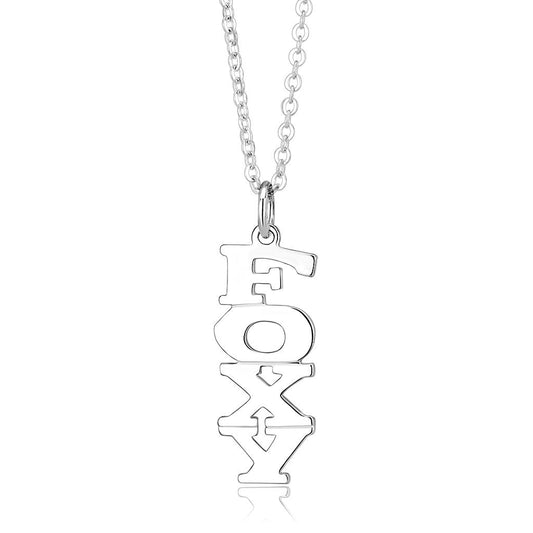 LO337 - Silver Brass Pendant with No Stone-0