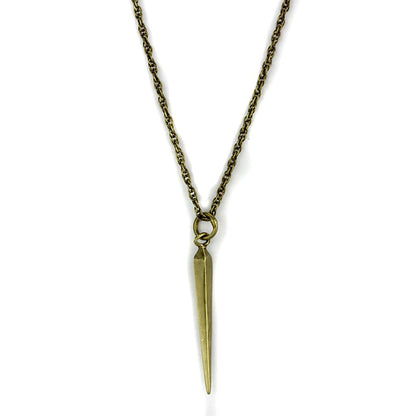 LO3707 - Antique Copper Brass Chain Pendant with No Stone-0