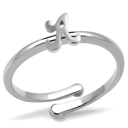 LO4005 - Rhodium Brass Ring with No Stone-0