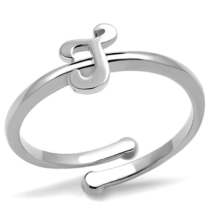 LO4011 - Rhodium Brass Ring with No Stone-0