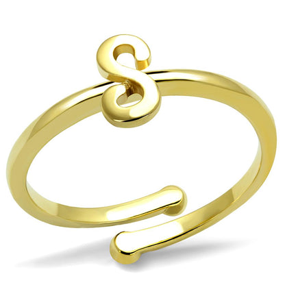 LO4014 - Flash Gold Brass Ring with No Stone-0