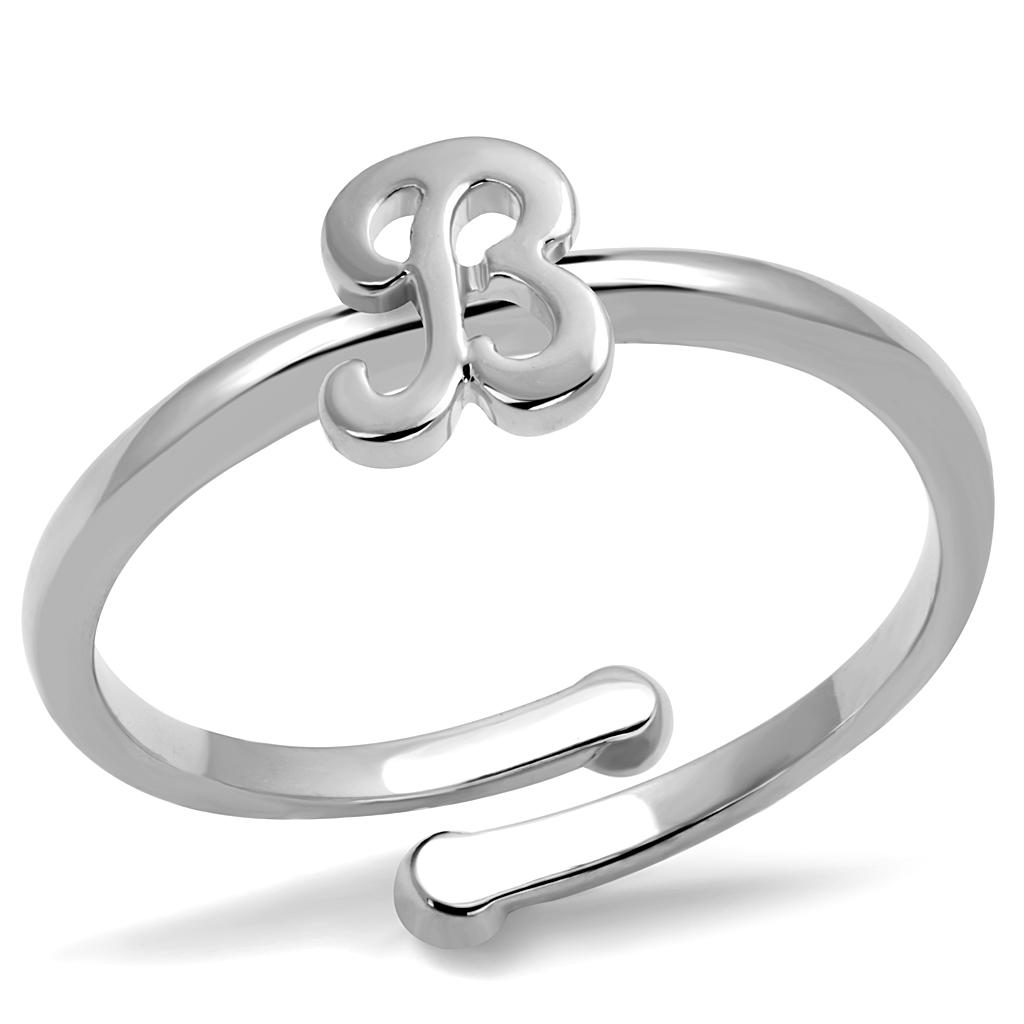 LO4025 - Rhodium Brass Ring with No Stone-0