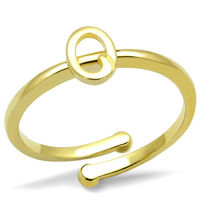 LO4036 - Flash Gold Brass Ring with No Stone-0