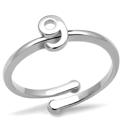 LO4037 - Rhodium Brass Ring with No Stone-0