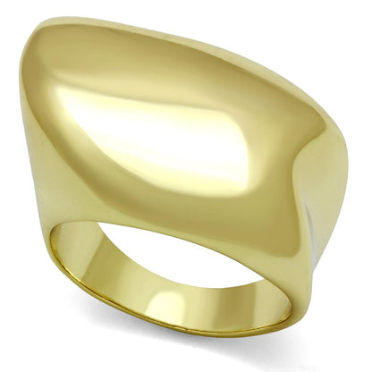 LO4105 - Gold Brass Ring with No Stone-0
