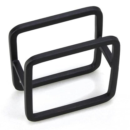 LO4237 - Ruthenium Brass Ring with No Stone-0