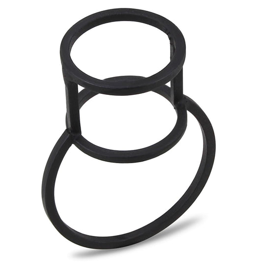 LO4251 - Ruthenium Brass Ring with No Stone-0