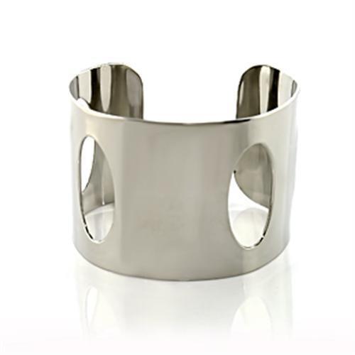 LO484  Stainless Steel Bangle with No Stone in No Stone-0
